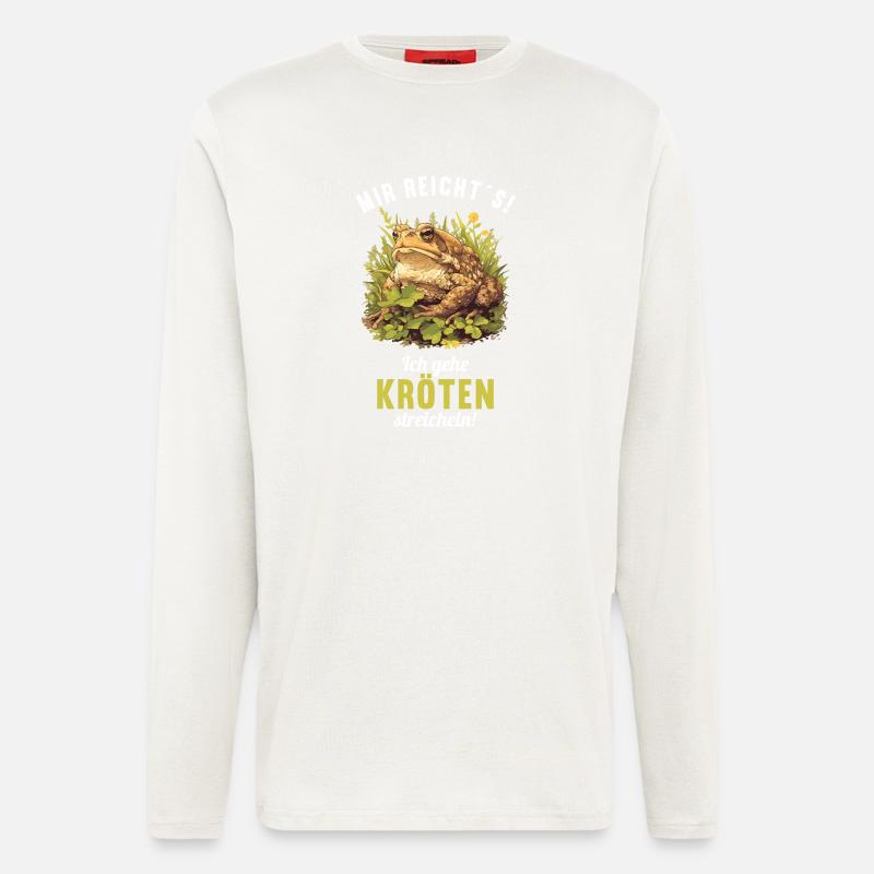 Toad Kröten Kröte - Langarmshirt - made by SPREAD  - OFF WHITE