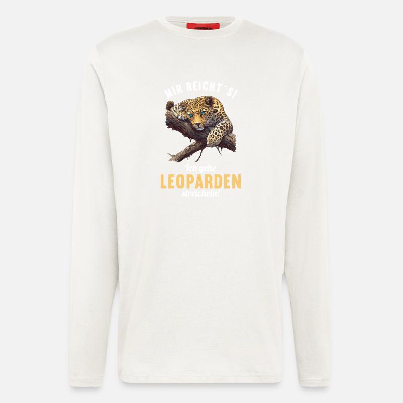 Leoparden Leopard - Longsleeve - made by SPREAD  - OFF WHITE