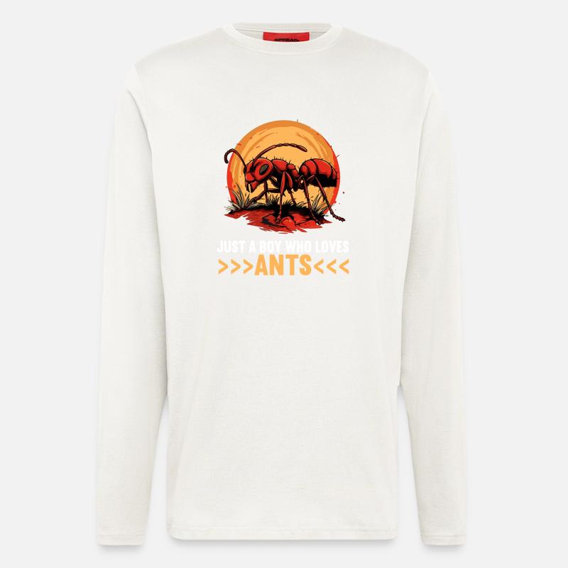 Ant ants ant - Longsleeve - made by SPREAD  - OFF WHITE