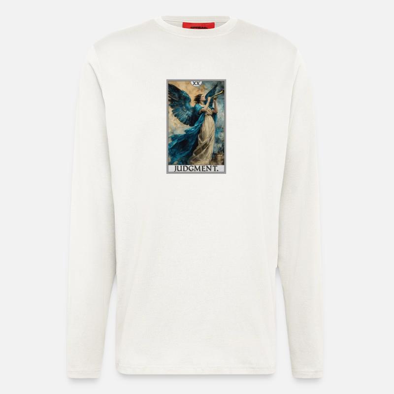 Tarotkarten Tarotkarte 20 Judgment Gericht - Langarmshirt - made by SPREAD - OFF WHITE