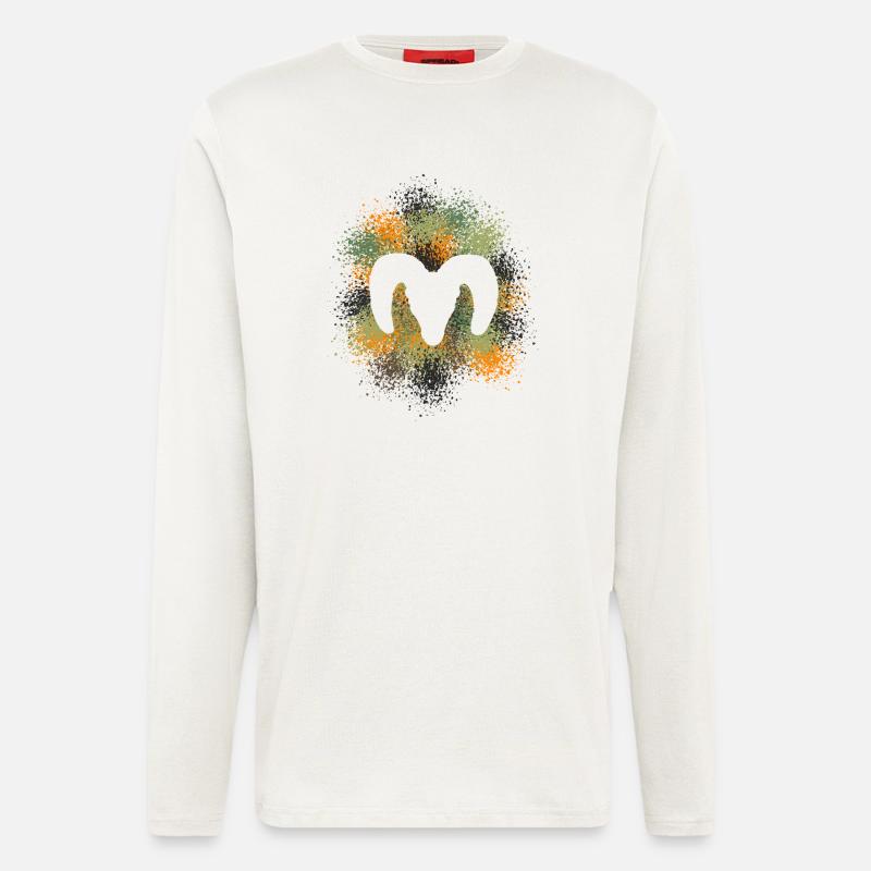 Dickhornschaf Jäger - Langarmshirt - made by SPREAD  - OFF WHITE