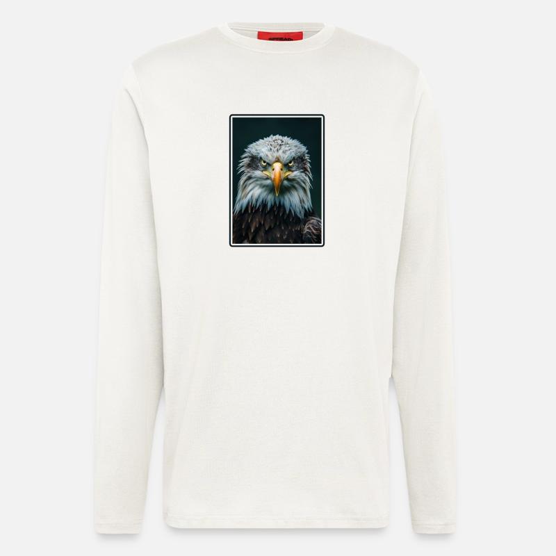 Bald Eagle Weißkopfseeadler - Longsleeve - made by SPREAD  - OFF WHITE