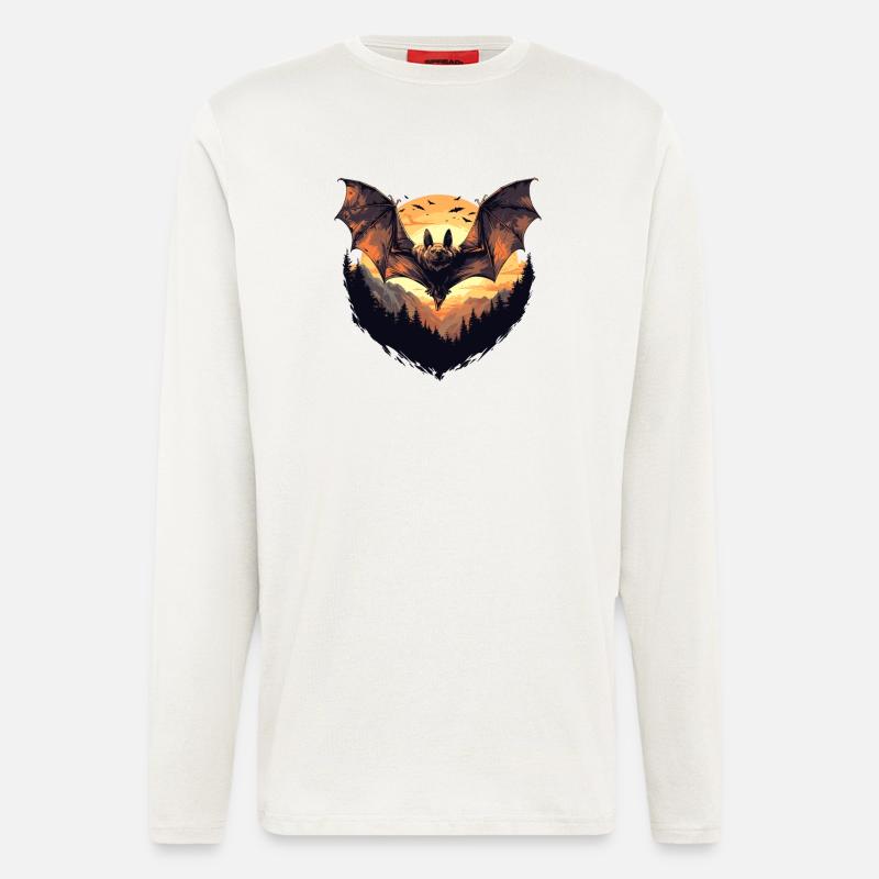 Bat Bats Bat - Longsleeve - made by SPREAD - OFF WHITE
