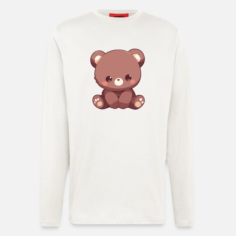 Bear Bären Bär - Longsleeve - made by SPREAD  - OFF WHITE