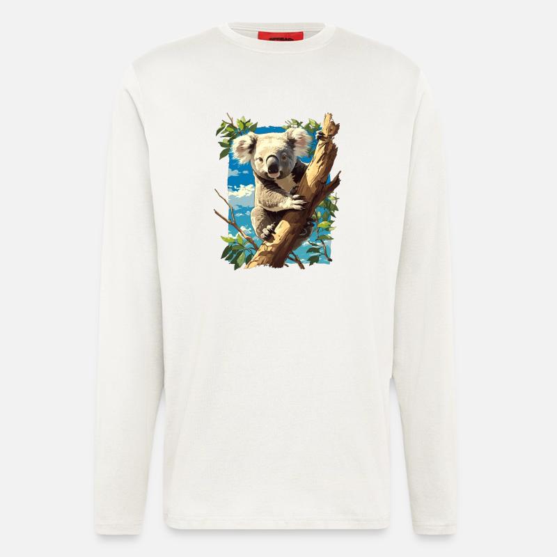 Koalas Koala - Longsleeve - made by SPREAD  - OFF WHITE