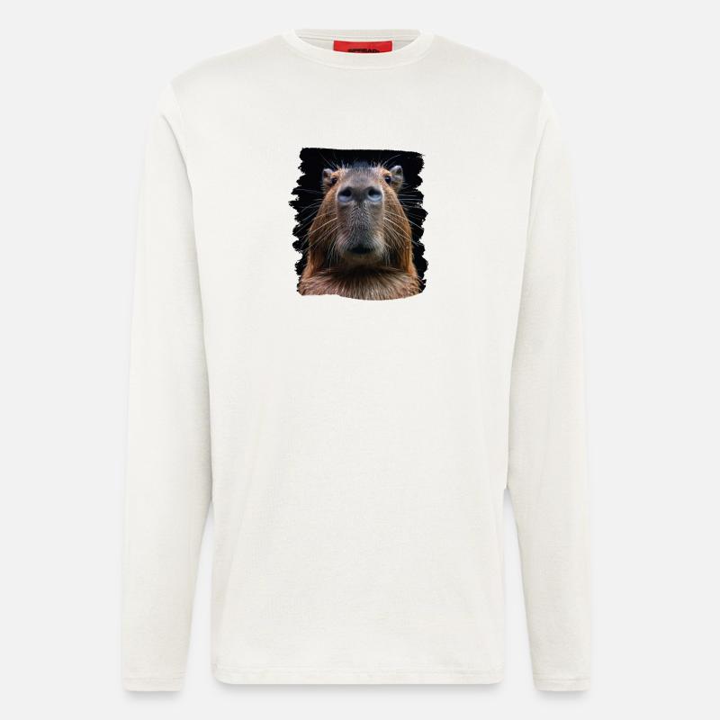 Capybaras Capybara - Longsleeve - made by SPREAD  - OFF WHITE