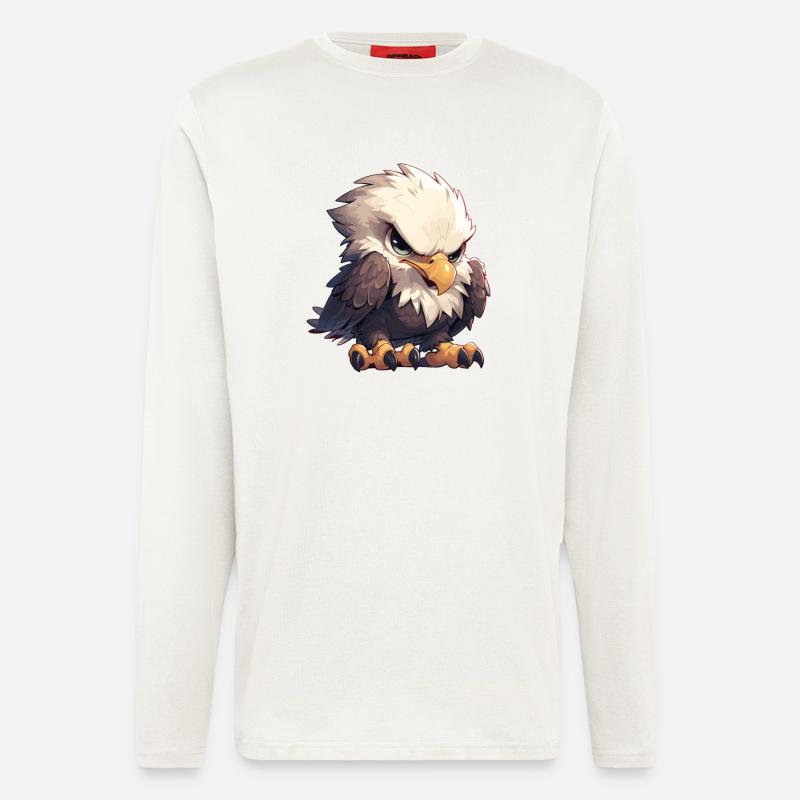Bald Eagle Weißkopfseeadler - Langarmshirt - made by SPREAD  - OFF WHITE