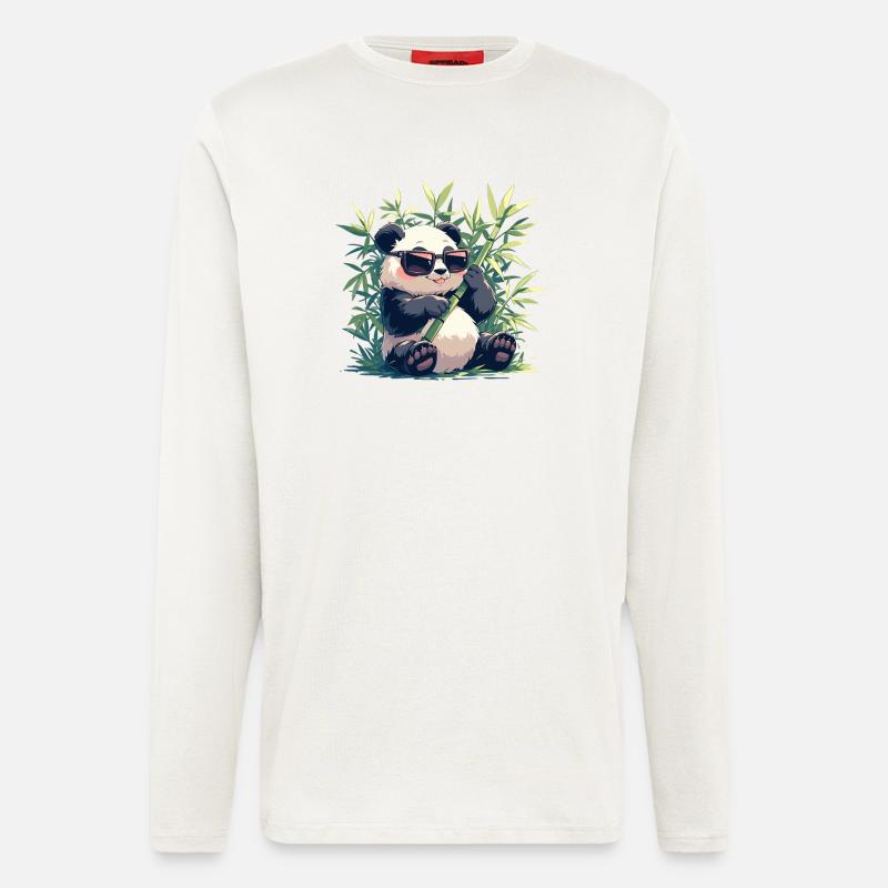 Pandas Panda - Langarmshirt - made by SPREAD - OFF WHITE