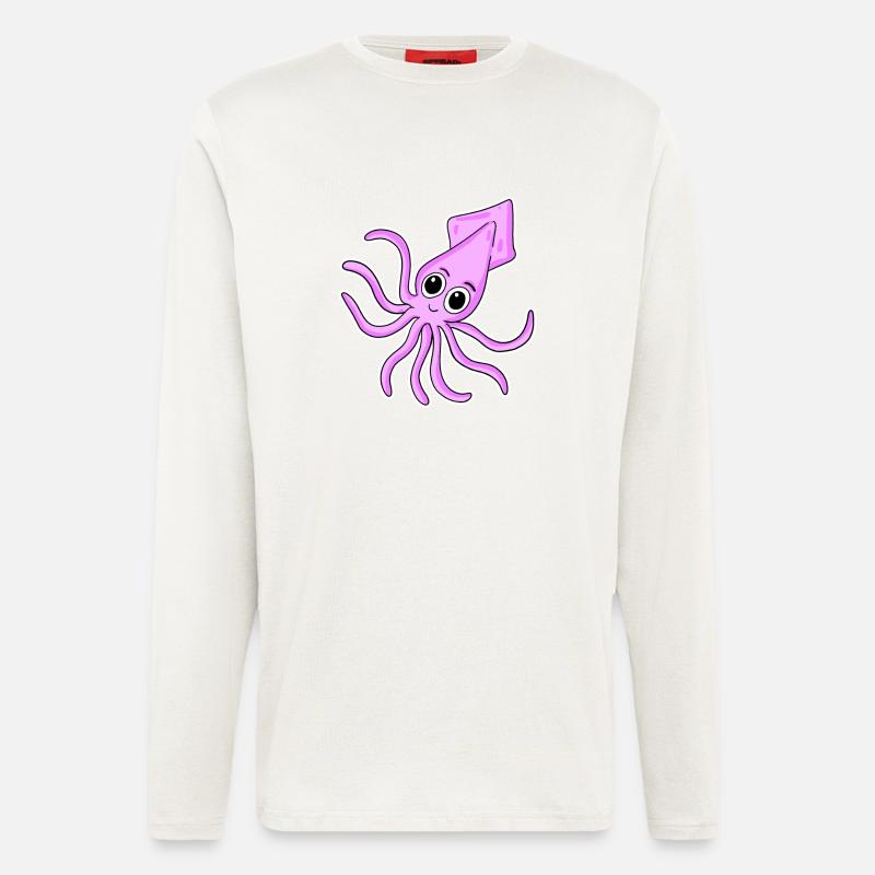 Octopuses - Longsleeve - made by SPREAD  - OFF WHITE