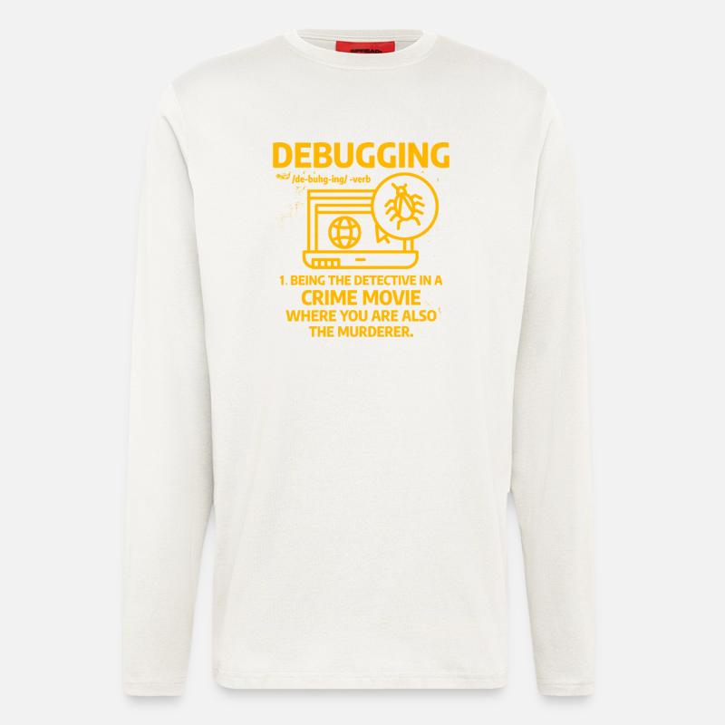 Debuggen - Langarmshirt - made by SPREAD  - OFF WHITE