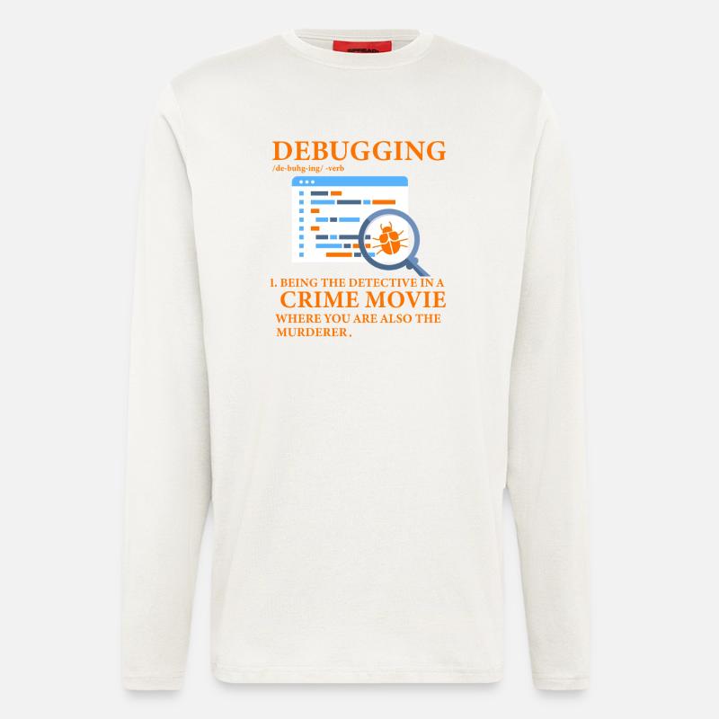 Debuggen - Langarmshirt - made by SPREAD  - OFF WHITE