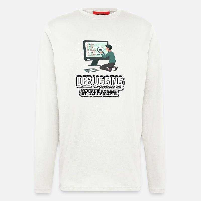 Debuggen - Langarmshirt - made by SPREAD  - OFF WHITE