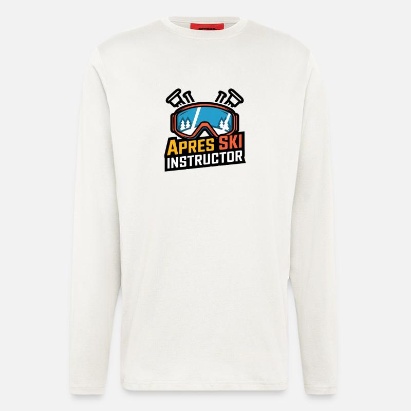 Apres Ski Instructor - Langarmshirt - made by SPREAD  - OFF WHITE