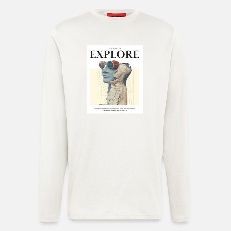 Explore - Longsleeve - made by SPREAD  - OFF WHITE