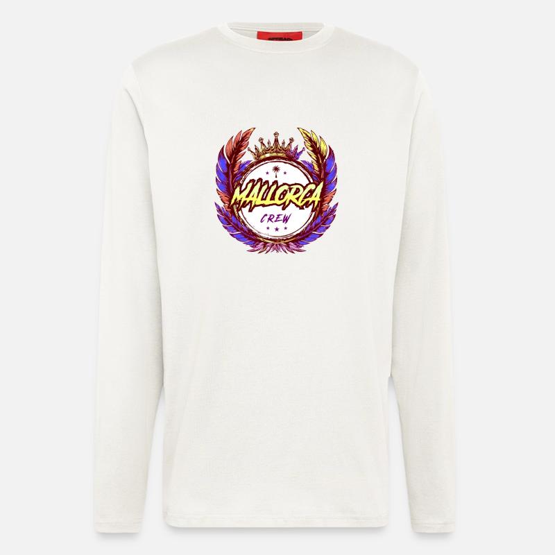 Mallorca Crew Bunt - Langarmshirt - made by SPREAD  - OFF WHITE