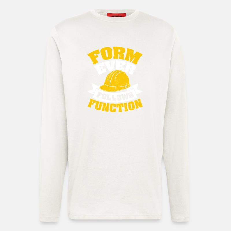 Architekt - Langarmshirt - made by SPREAD  - OFF WHITE