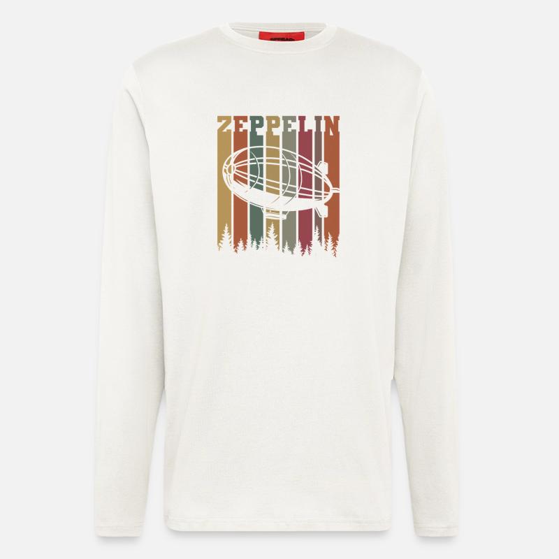 Zeppelin - Langarmshirt - made by SPREAD - OFF WHITE