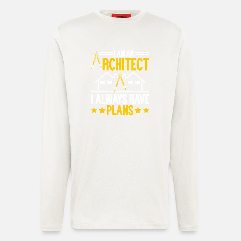 Architekt - Langarmshirt - made by SPREAD - OFF WHITE