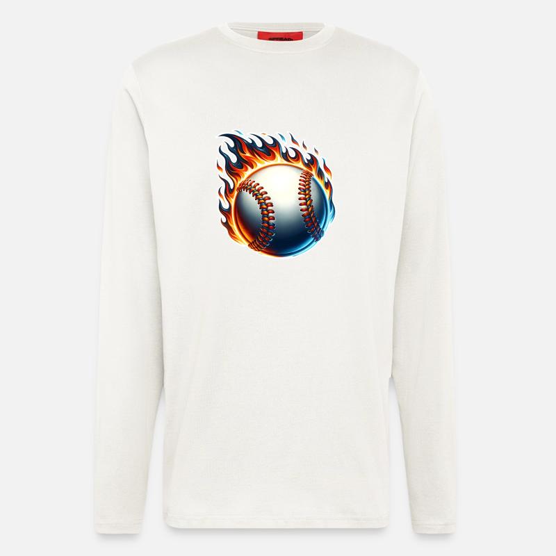 Baseball - Langarmshirt - made by SPREAD  - OFF WHITE