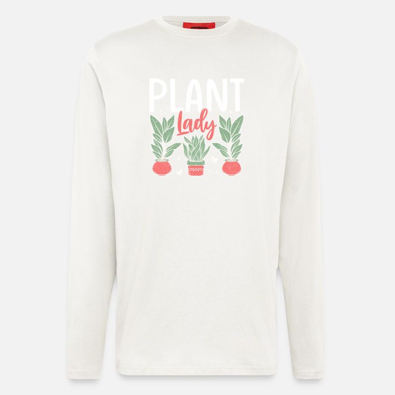 Plant Lady - Langarmshirt - made by SPREAD  - OFF WHITE