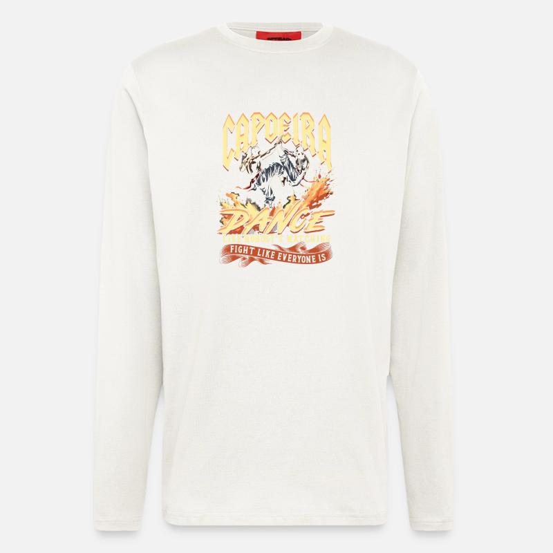 Capoeira Dance Likes Nobody's Watching - Longsleeve - made by SPREAD - OFF WHITE
