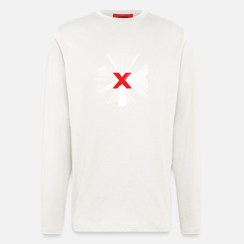 Skyscraper, Hochhaus, Skyline, NYC - Langarmshirt - made by SPREAD  - OFF WHITE