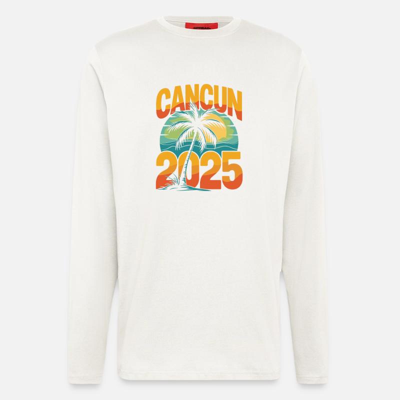 Cancun 2025 - Langarmshirt - made by SPREAD  - OFF WHITE