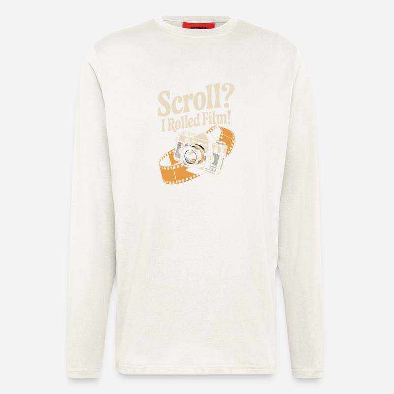 Funny Retro Camera Design - Longsleeve - made by SPREAD - OFF WHITE
