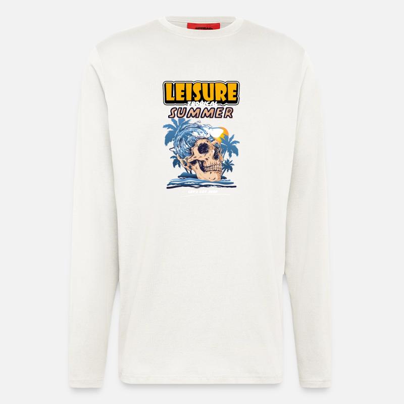 Leisure Tropical Summer - Longsleeve - made by SPREAD - OFF WHITE