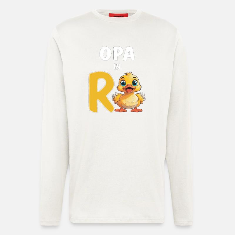 ENTE OPA IN RENTE - Langarmshirt - made by SPREAD  - OFF WHITE