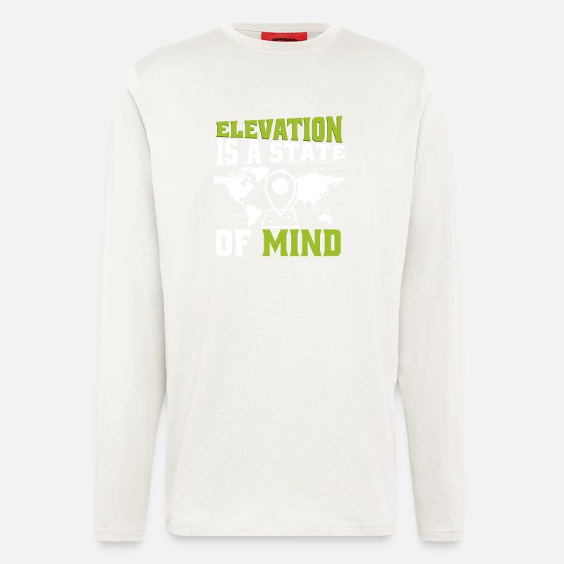 Geografische Informationssysteme - Langarmshirt - made by SPREAD - OFF WHITE