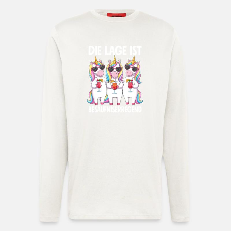 The situation is drunkenness - Longsleeve - made by SPREAD  - OFF WHITE