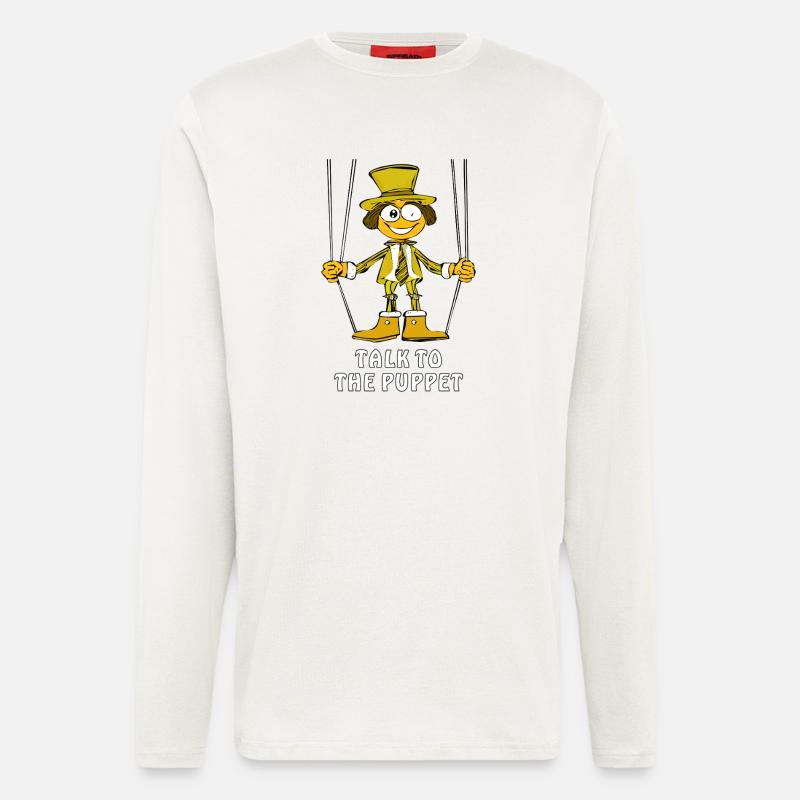 TALK TO THE PUPPET - Langarmshirt - made by SPREAD  - OFF WHITE