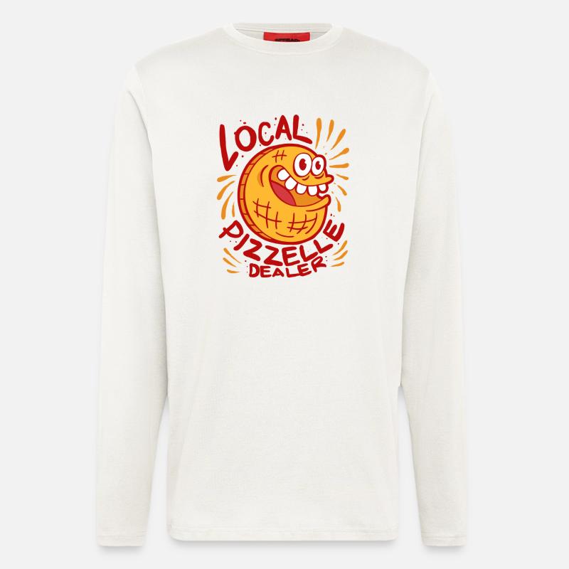 Pizzelle Waffel Keks - Langarmshirt - made by SPREAD  - OFF WHITE