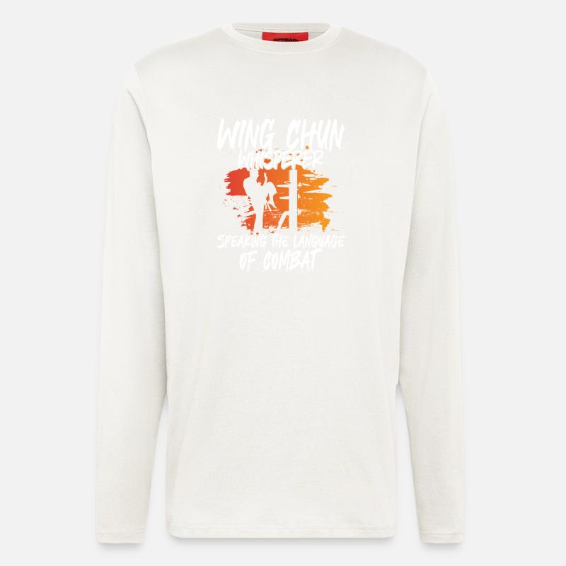 Wing Chun Whisperer - Langarmshirt - made by SPREAD  - OFF WHITE