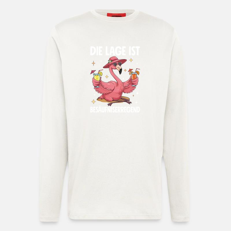 The situation is drunkenness - Longsleeve - made by SPREAD  - OFF WHITE