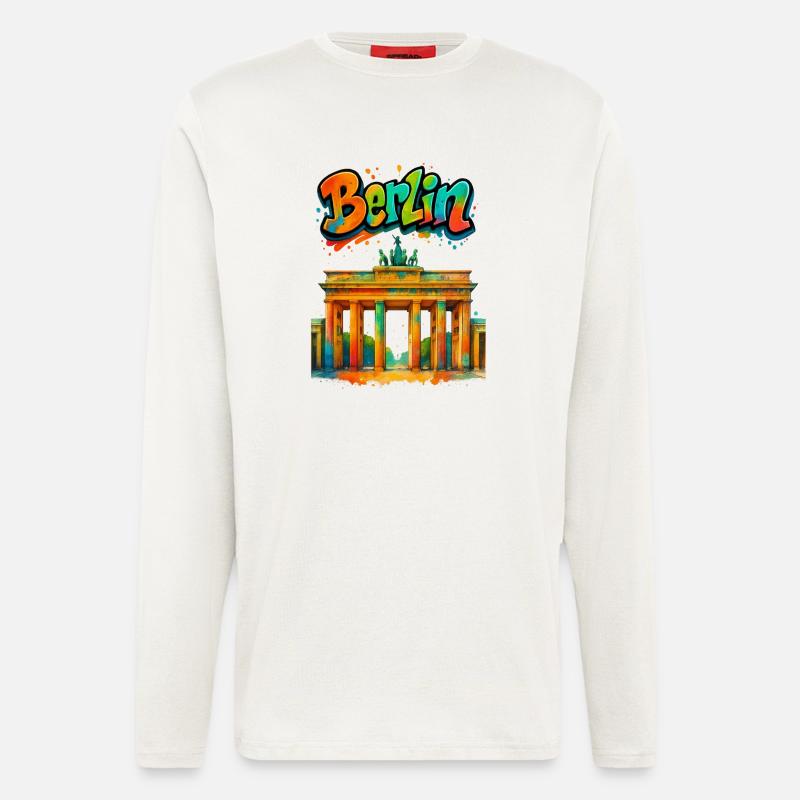 Berlin - Langarmshirt - made by SPREAD  - OFF WHITE