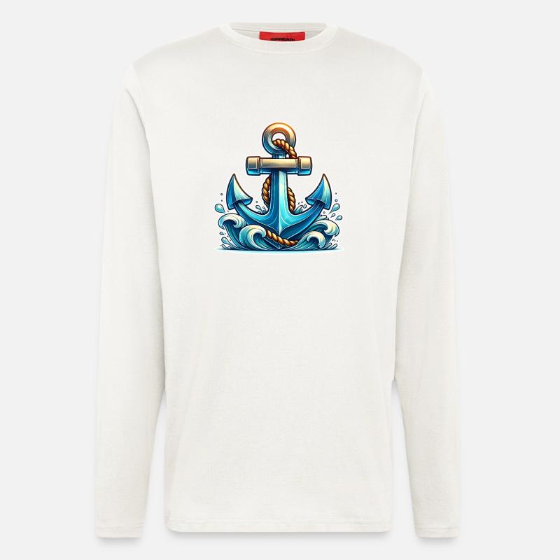 Anker - Langarmshirt - made by SPREAD  - OFF WHITE