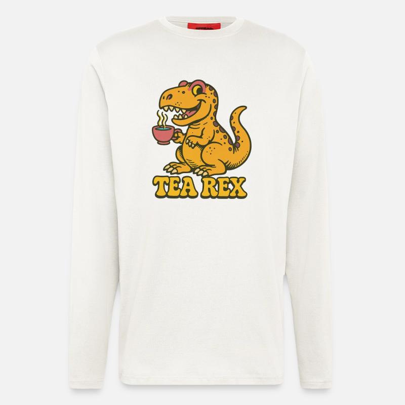 Tea Rex - Longsleeve - made by SPREAD  - OFF WHITE