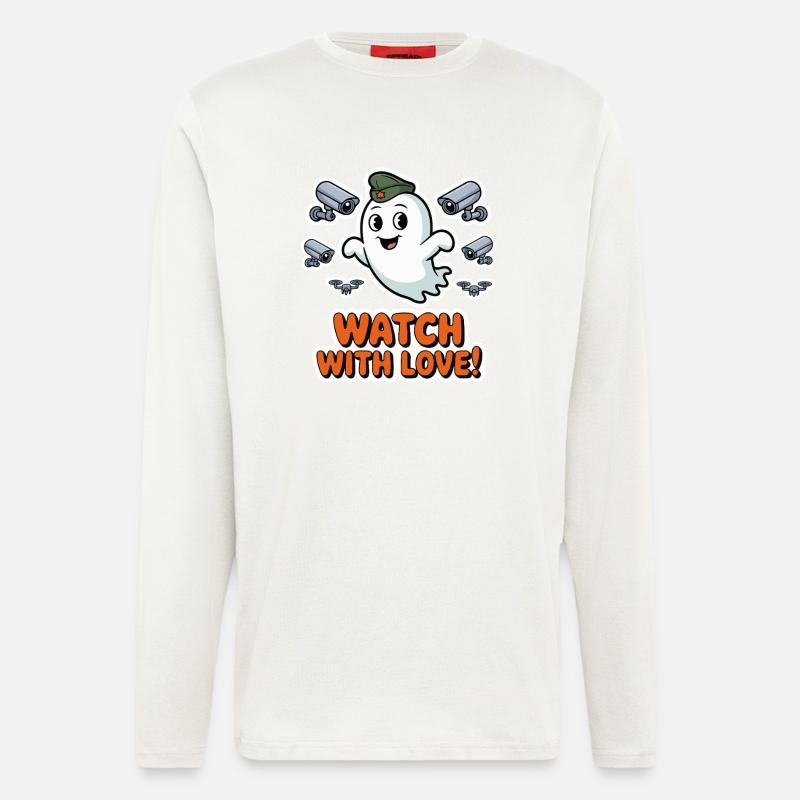 MIT LIEBE ANSEHEN - Langarmshirt - made by SPREAD  - OFF WHITE