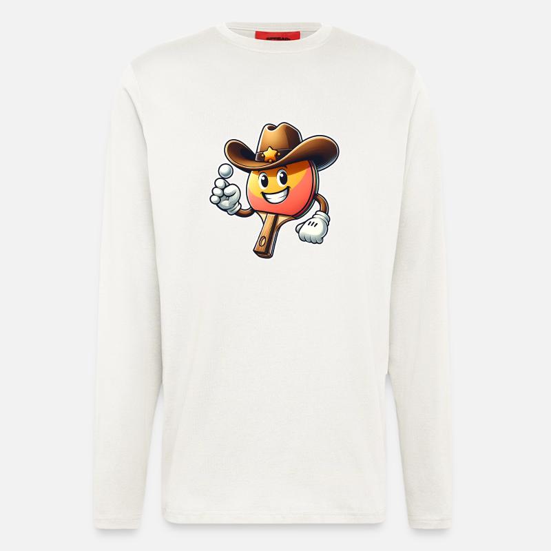 Tischtennis - Langarmshirt - made by SPREAD  - OFF WHITE