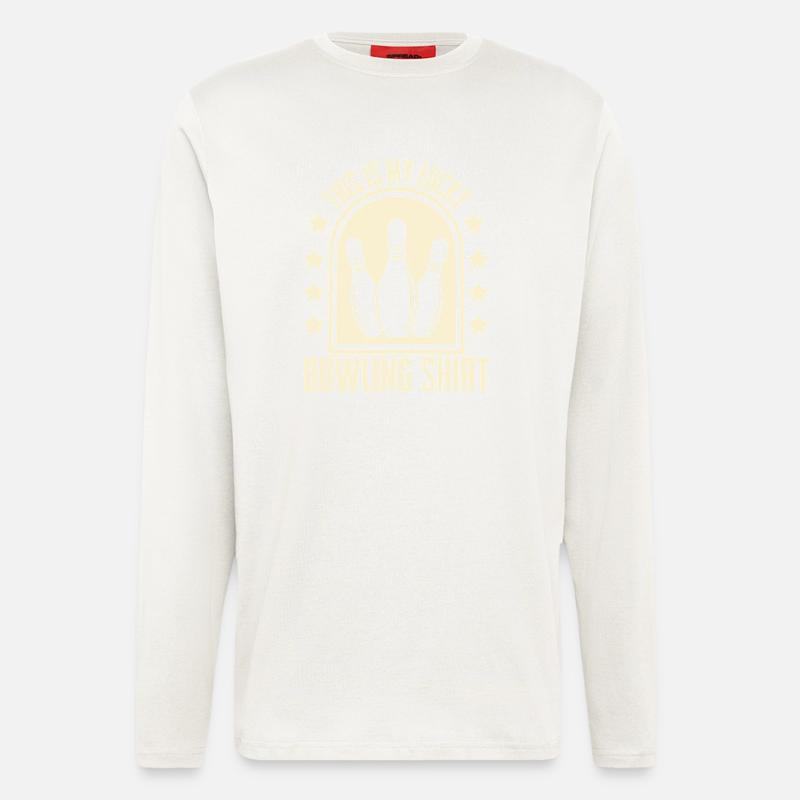 Bowling - Langarmshirt - made by SPREAD  - OFF WHITE