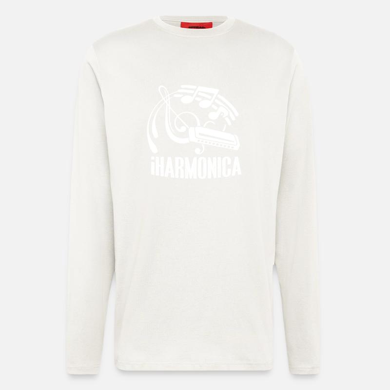 Harmonica Funny Harmonica - Longsleeve - made by SPREAD  - OFF WHITE