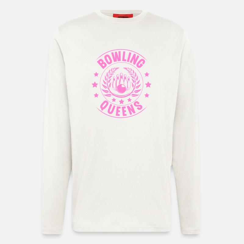 Bowling Queens - Langarmshirt - made by SPREAD  - OFF WHITE