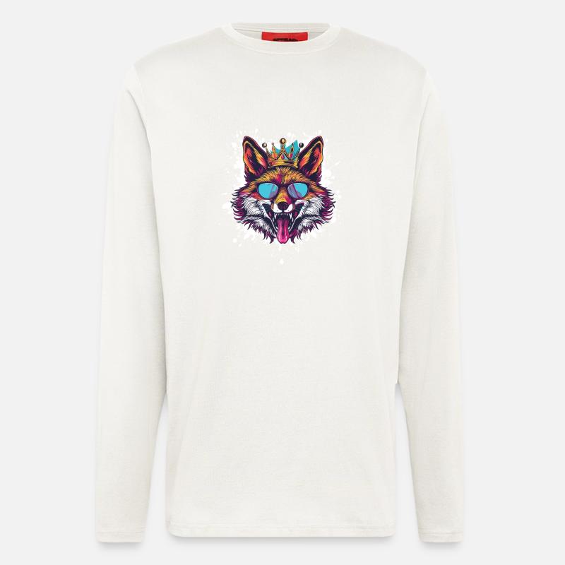 Fuchs Lustig - Langarmshirt - made by SPREAD  - OFF WHITE