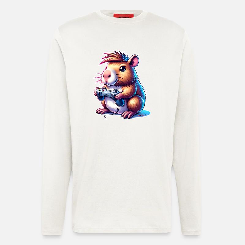 Capybara Gaming - Langarmshirt - made by SPREAD  - OFF WHITE