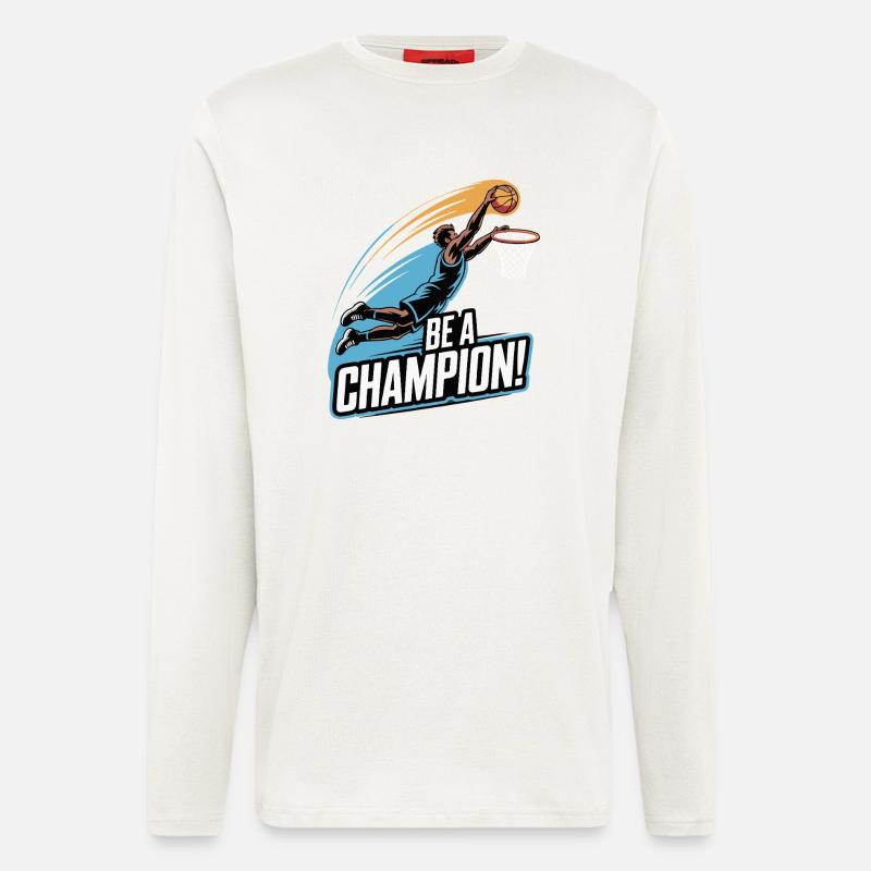 PLAYING BE A CHAMPION - Longsleeve - made by SPREAD  - OFF WHITE