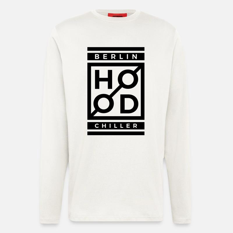 Modern Hood Chiller Berlin - Langarmshirt - made by SPREAD  - OFF WHITE