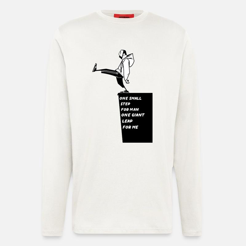 Small Step - Longsleeve - made by SPREAD  - OFF WHITE