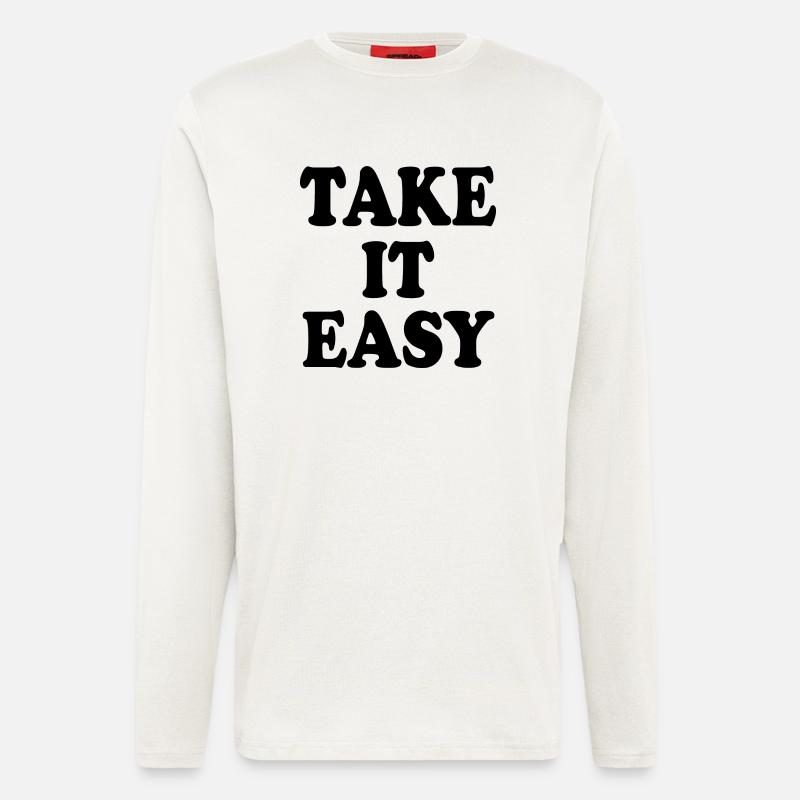 Take it easy - Longsleeve - made by SPREAD  - OFF WHITE